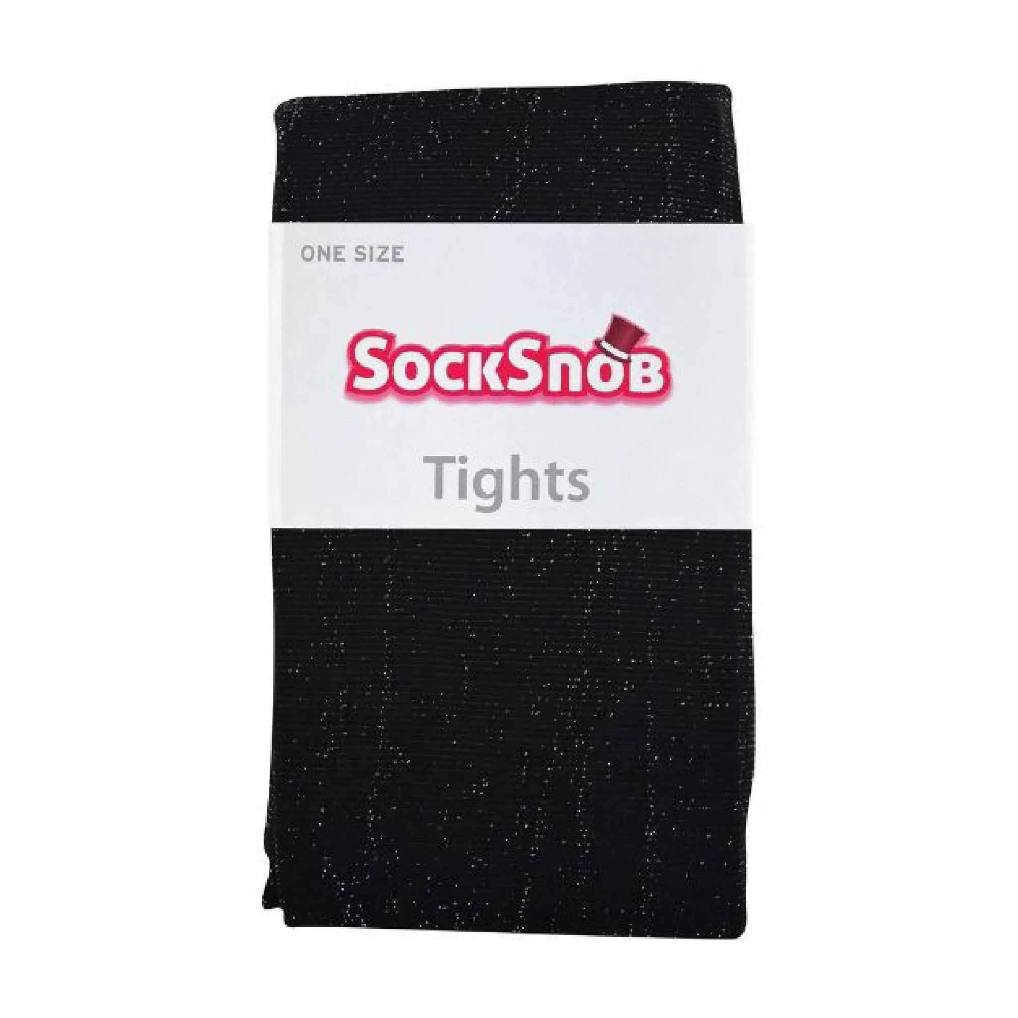 1 Pack Ladies Shiny Tights with Chevron Pattern
