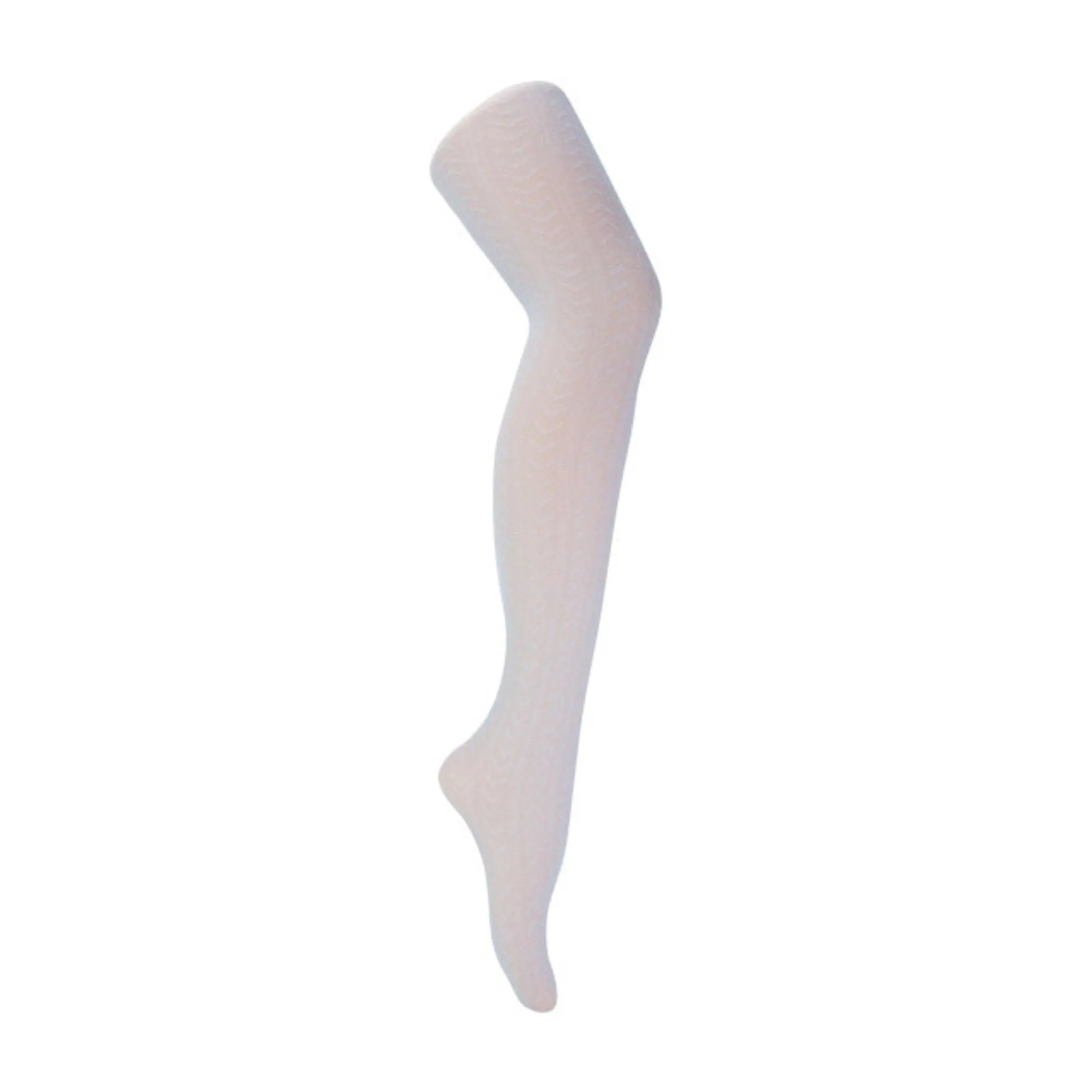1 Pack Ladies Shiny Tights with Chevron Pattern