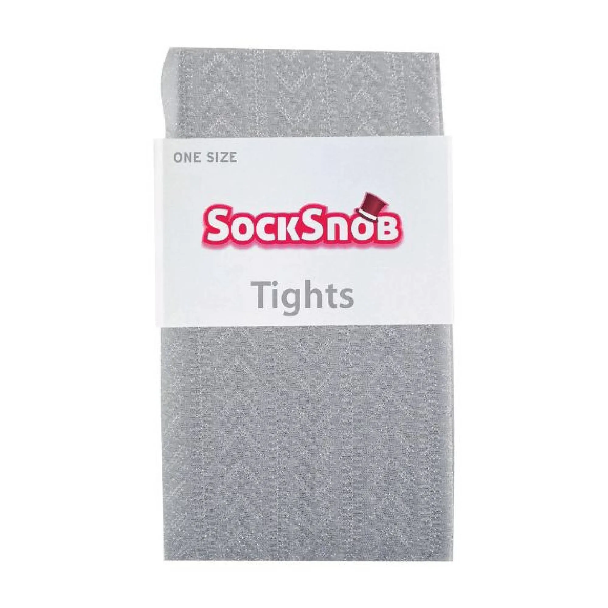 1 Pack Ladies Shiny Tights with Chevron Pattern