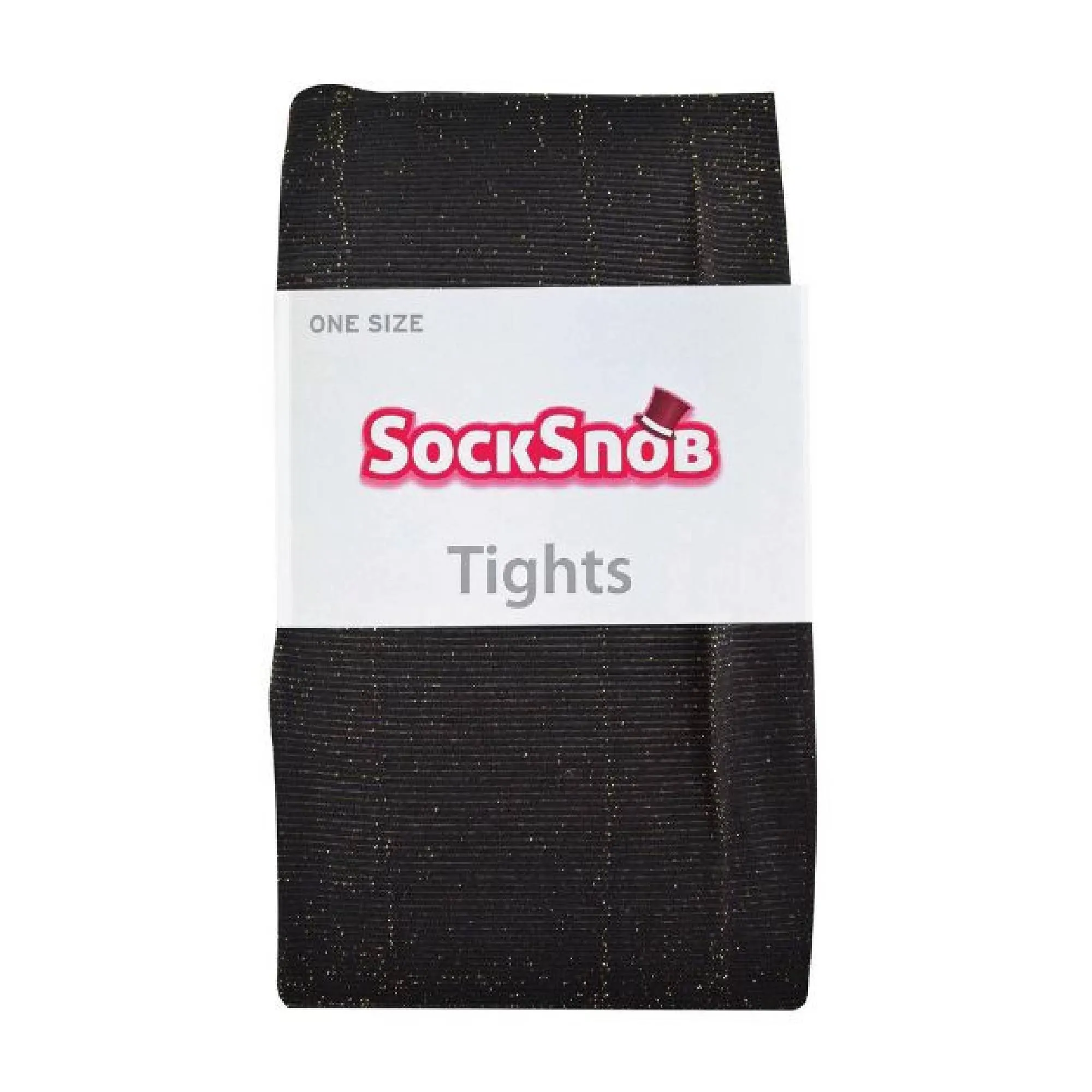 1 Pack Ladies Shiny Tights with Chevron Pattern
