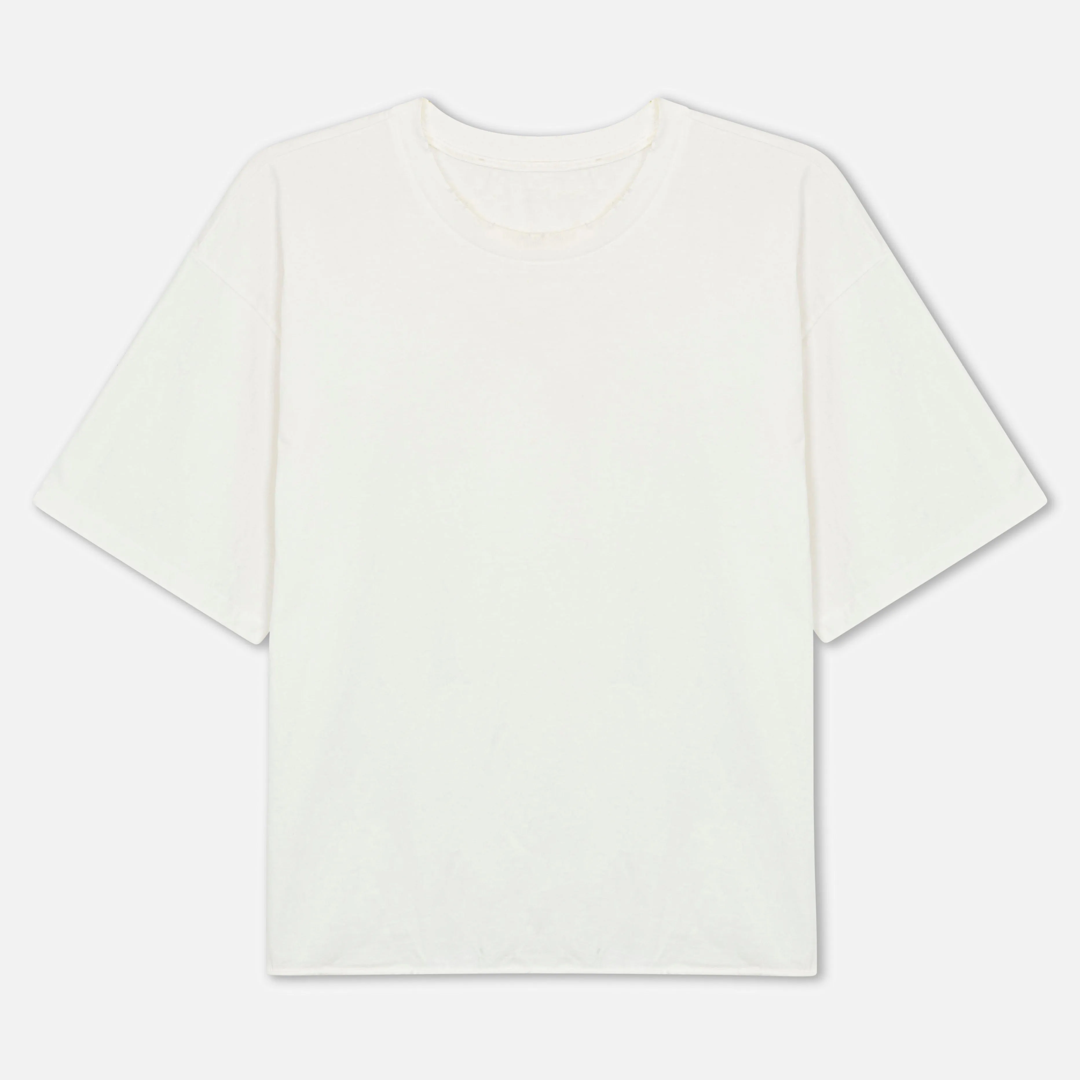 3 Pack Pearl White Cropped Tee