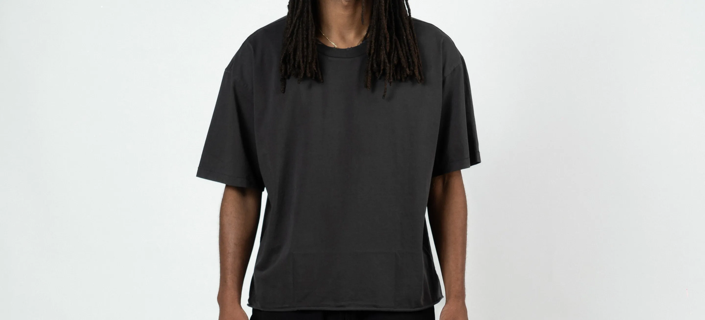 3 Pack Reactive Black Cropped Tee
