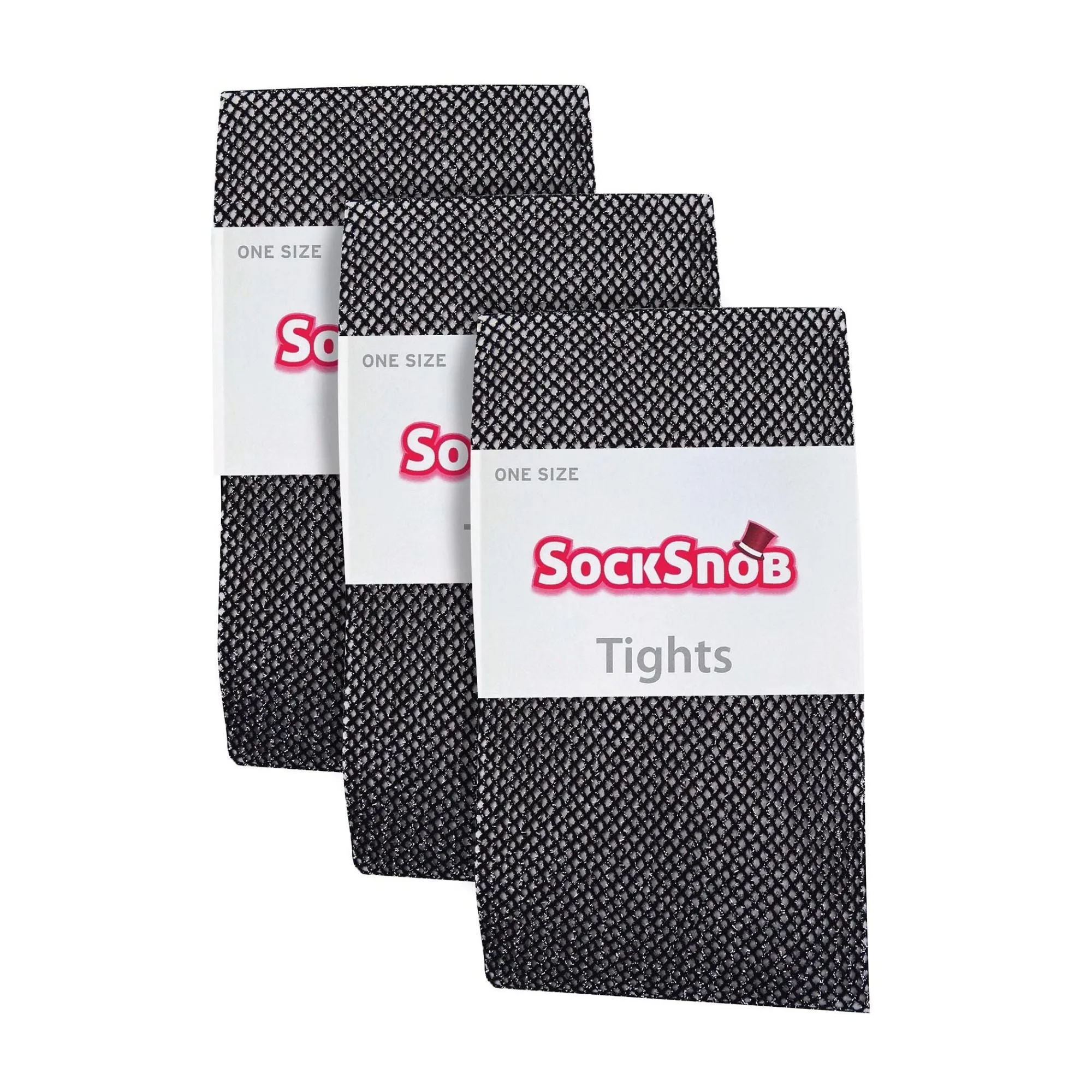 3 Pairs Fishnet Ladies Tights | Footed Pretty Stocking Ideal for Dance Party