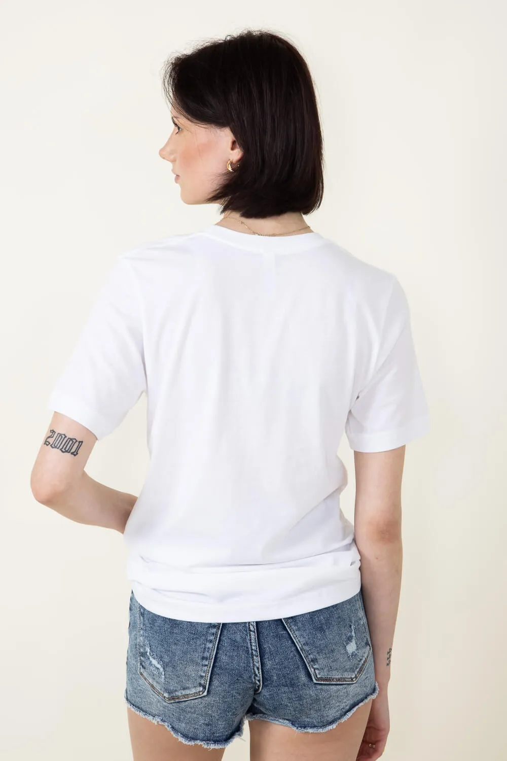 America Graphic T-Shirt for Women in White | 10799X-TS-WHITE