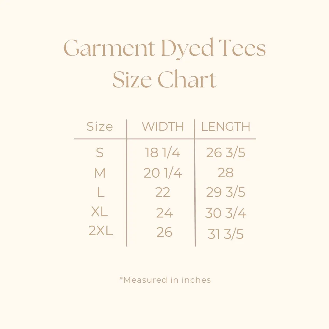 America Words Colorful | Garment Dyed Short Sleeve Tee