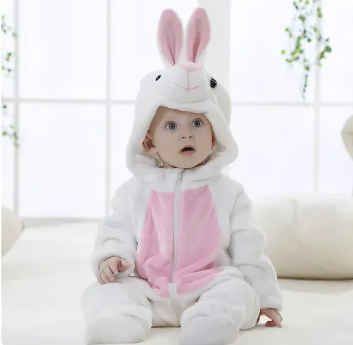 Animal Motif Baby Rompers