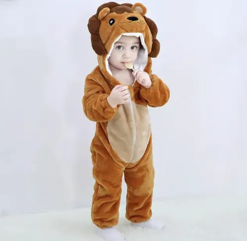 Animal Motif Baby Rompers