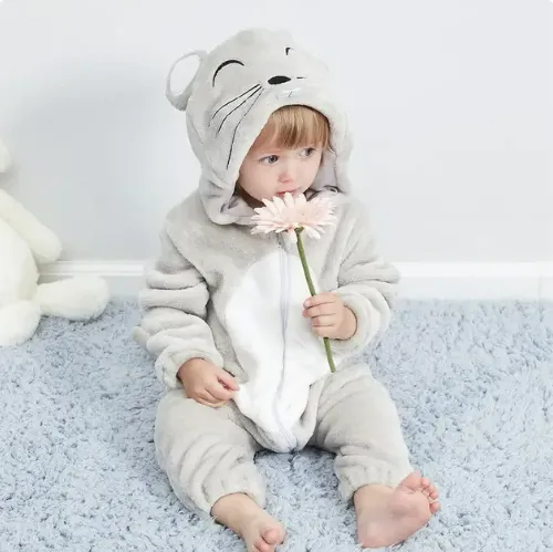 Animal Motif Baby Rompers