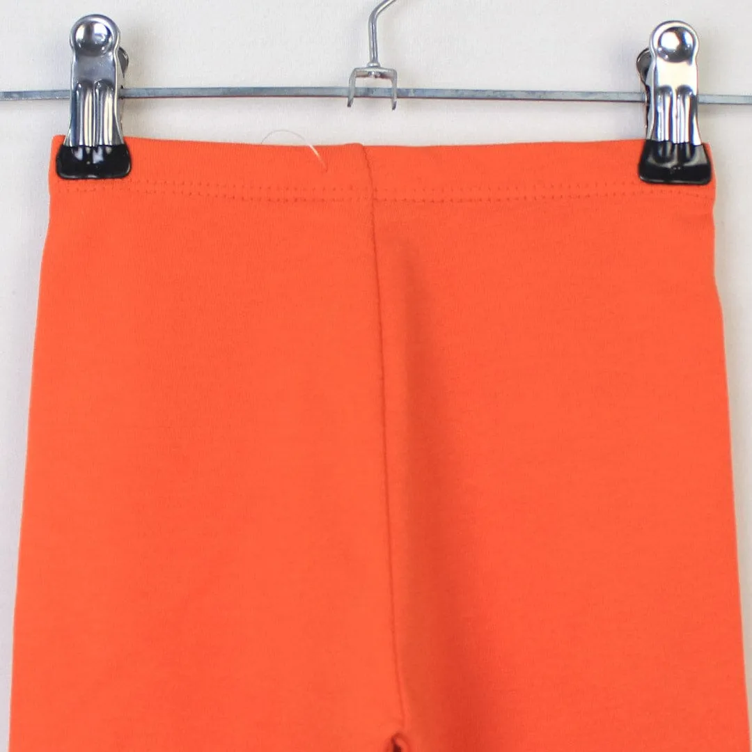 Attractive Orange Little Girl Tights