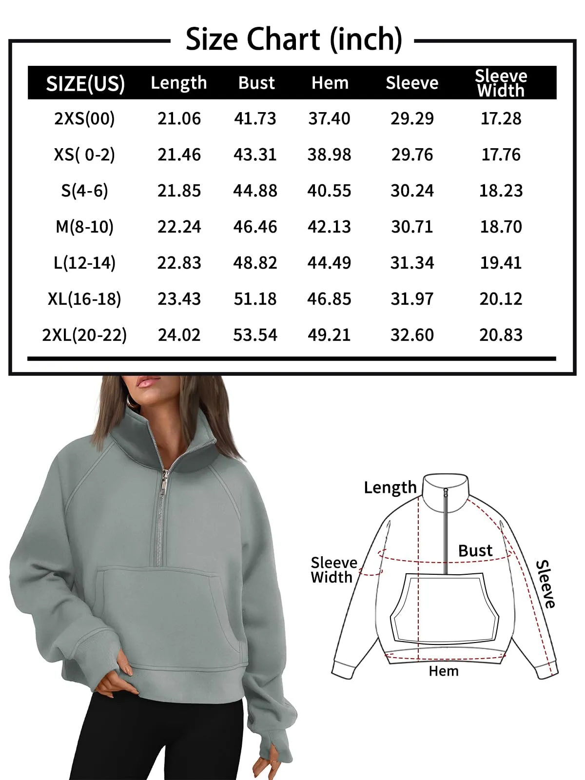 AUTOMET Womens Sweatshirts Half Zip Cropped Pullover Fleece Quarter Zipper Hoodies 2024 Fall Fashion Outfits Clothes