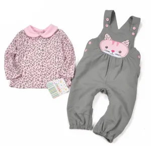 Baby Girl Clothes Sets Baby Girl Clothing Infant born Baby Kleding Kids Clothes Autumn T shirt   Overalls Cotton