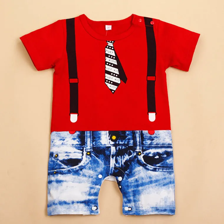 Baby Rompers Animal Cartoon Cotton Baby Wear Summer Short-Sleeved Infant Jumpsuit Boy Girl Baby Clothing born Bebe Bib Romper