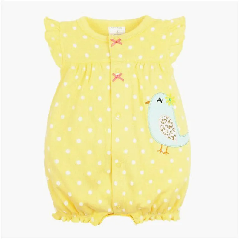 Baby Rompers Summer Baby Girls Clothing Cartoon born Baby Clothes Short Sleeve Baby Girl Clothes Infant Jumpsuits