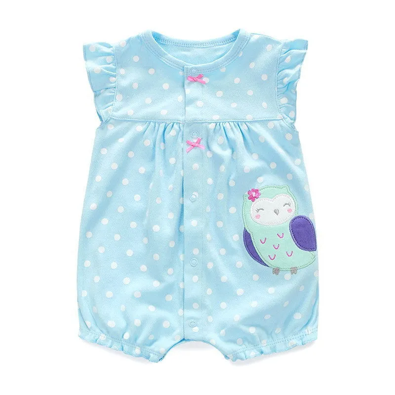 Baby Rompers Summer Baby Girls Clothing Cartoon born Baby Clothes Short Sleeve Baby Girl Clothes Infant Jumpsuits