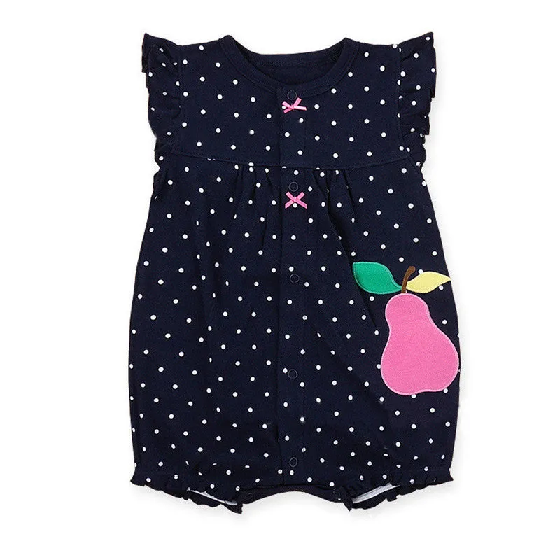 Baby Rompers Summer Baby Girls Clothing Cartoon born Baby Clothes Short Sleeve Baby Girl Clothes Infant Jumpsuits