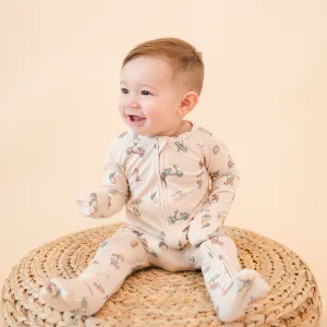 Bamboo 2-Way Convertible Zip Romper | Summer Vibes (0-24m)