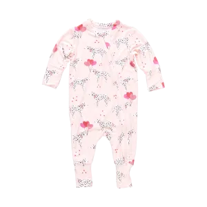 Bamboo Romper-Valentines Dalmatians