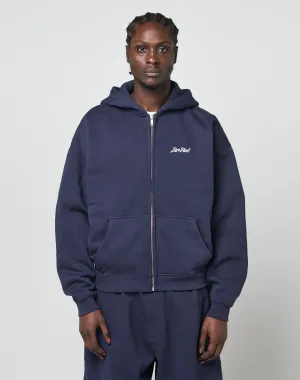 Basic Script Hooded Zip