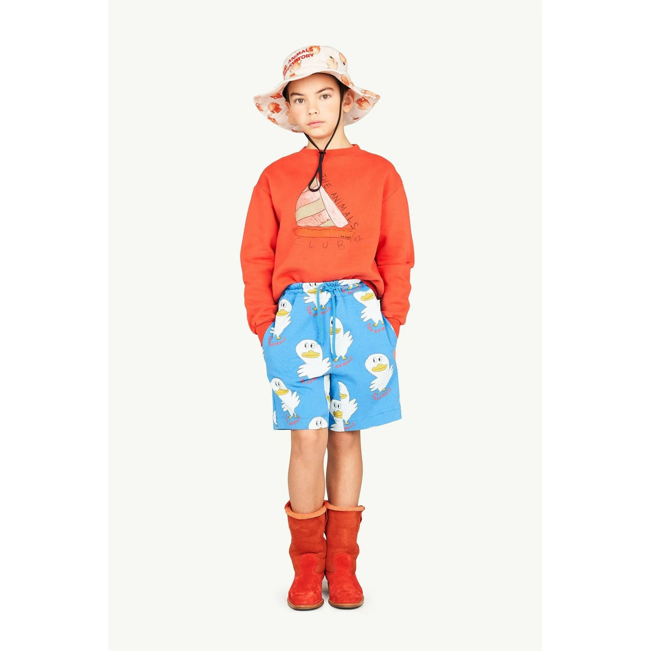 Bear Sweatshirt Red