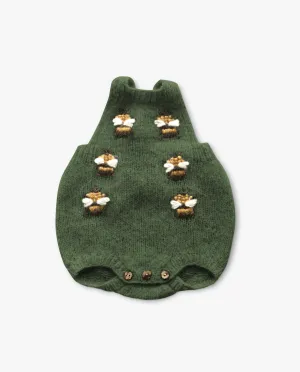 Bee romper | Moss Green