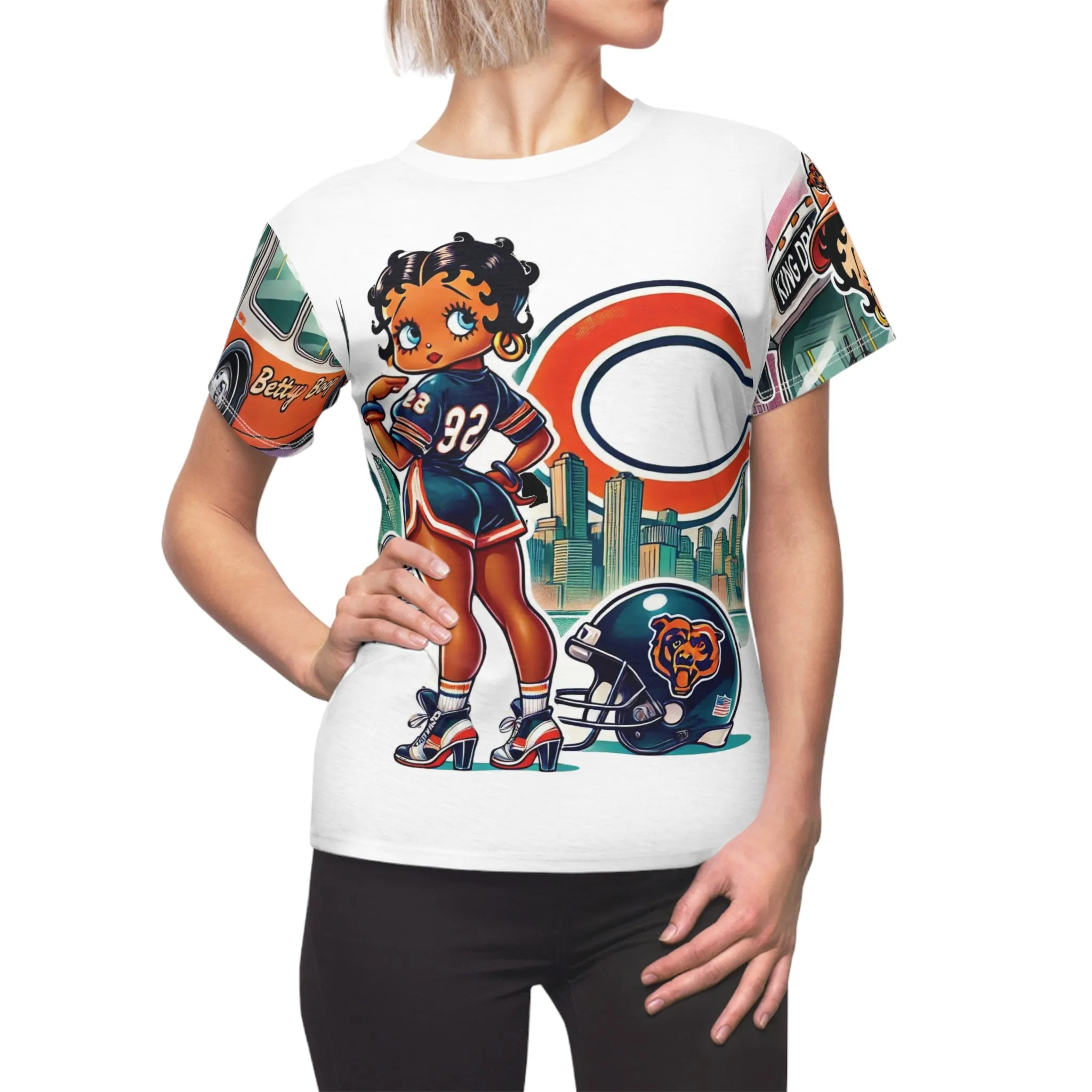 Betty Boop Bears All Over Print Shirt