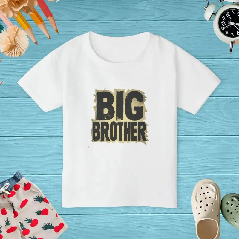 Big Brother Toddler Tee with Infant Cotton Jersey