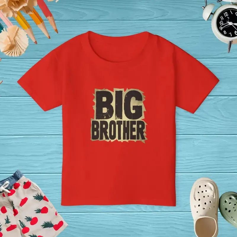 Big Brother Toddler Tee with Infant Cotton Jersey