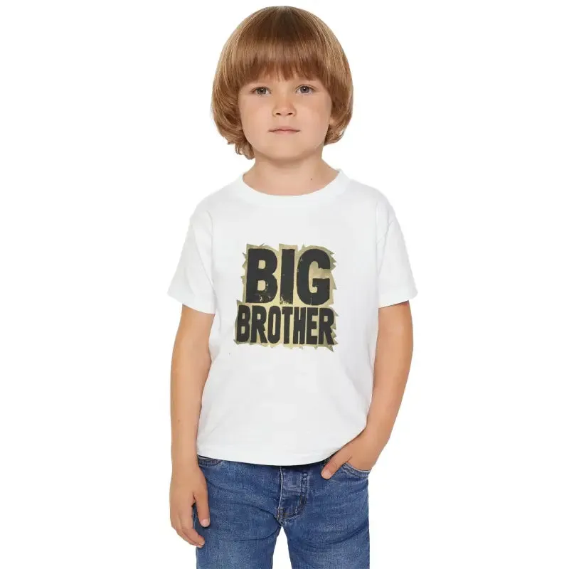 Big Brother Toddler Tee with Infant Cotton Jersey