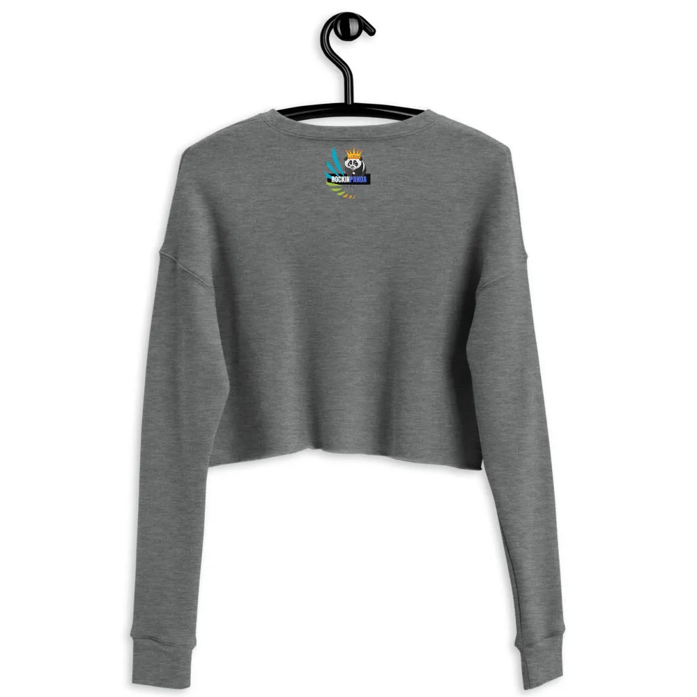 Blue Lagoon Crop Sweatshirt
