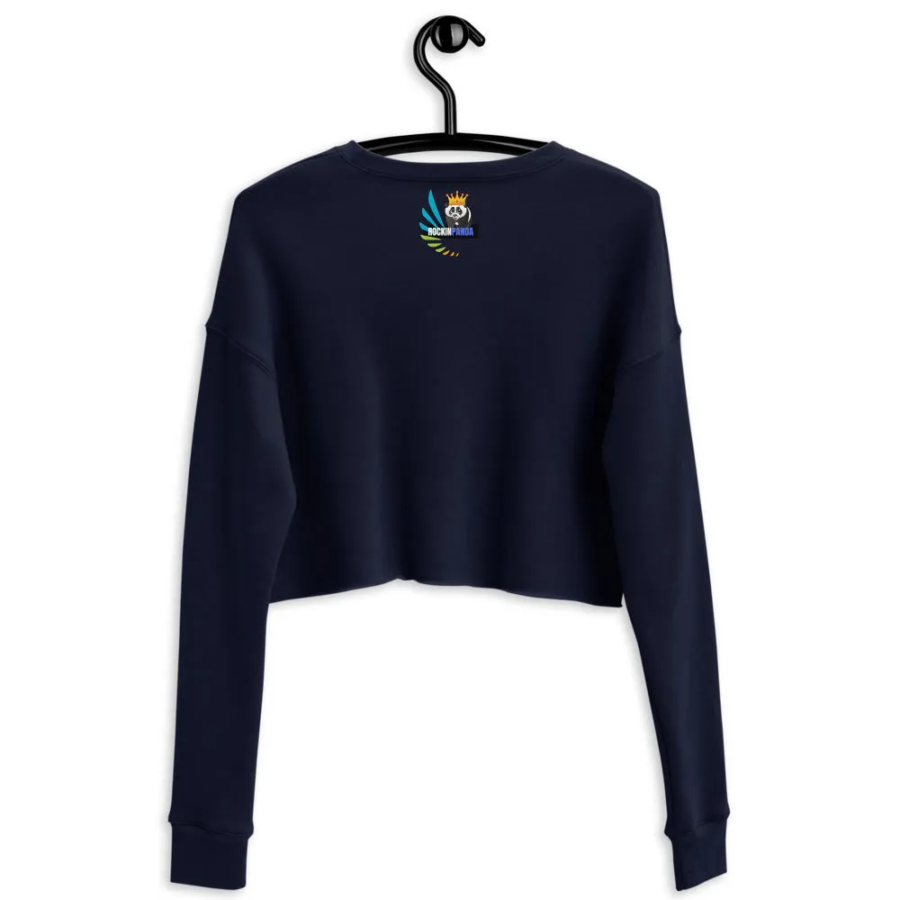 Blue Lagoon Crop Sweatshirt