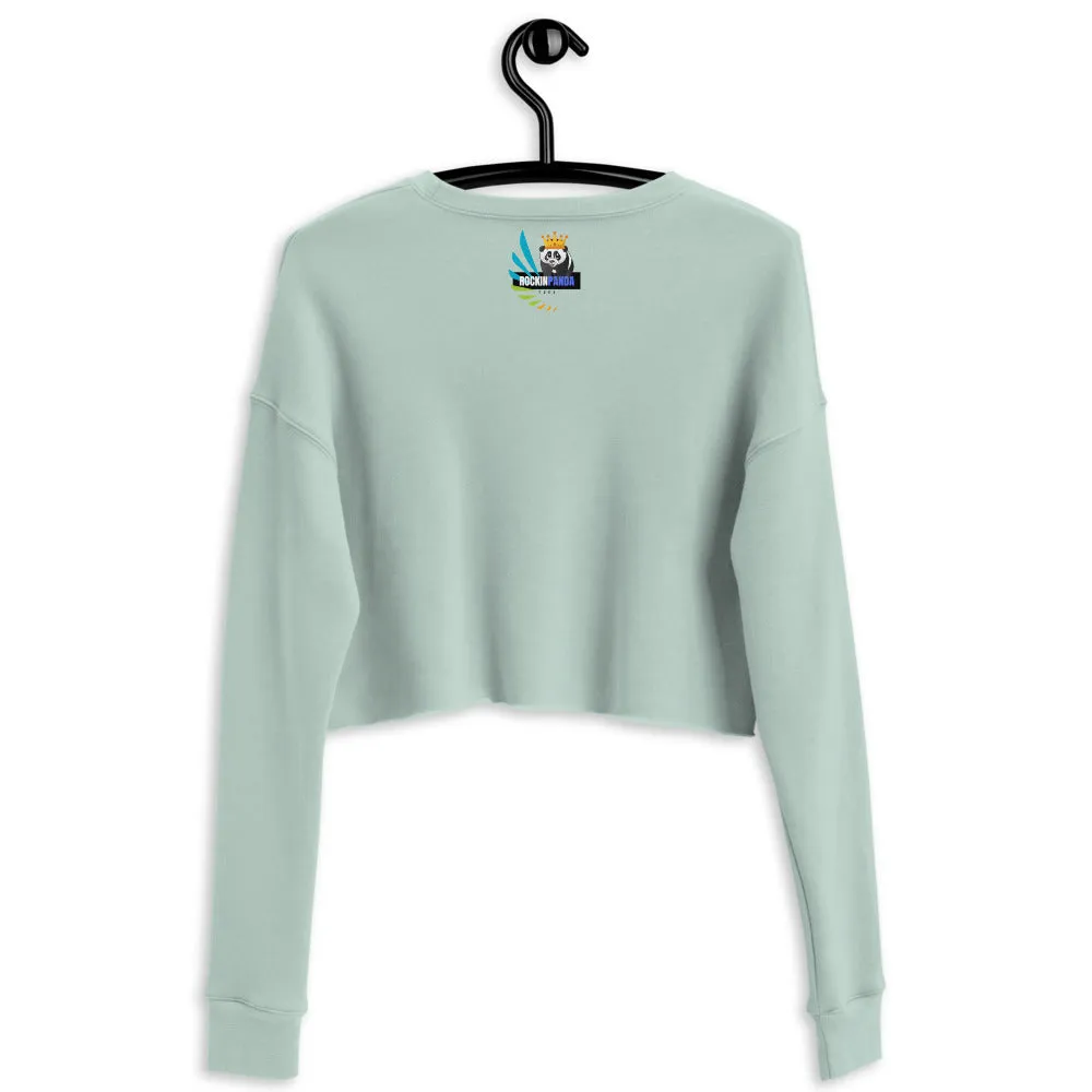 Blue Lagoon Crop Sweatshirt