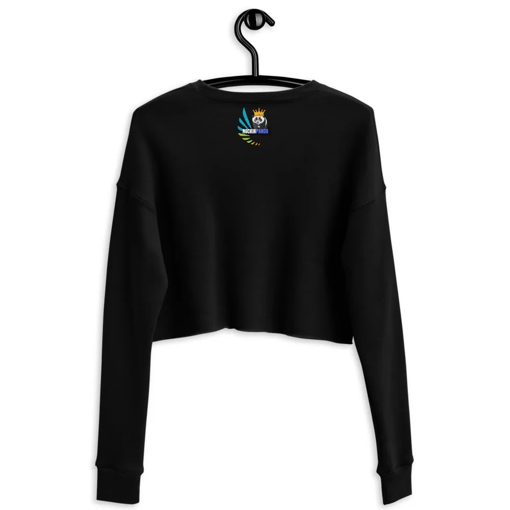 Blue Lagoon Crop Sweatshirt