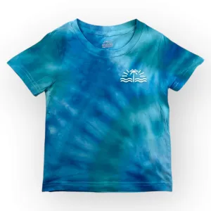 Blues Tie Dye Tee Age 2