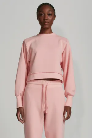 BLUSA GOLA ALTA ROSA