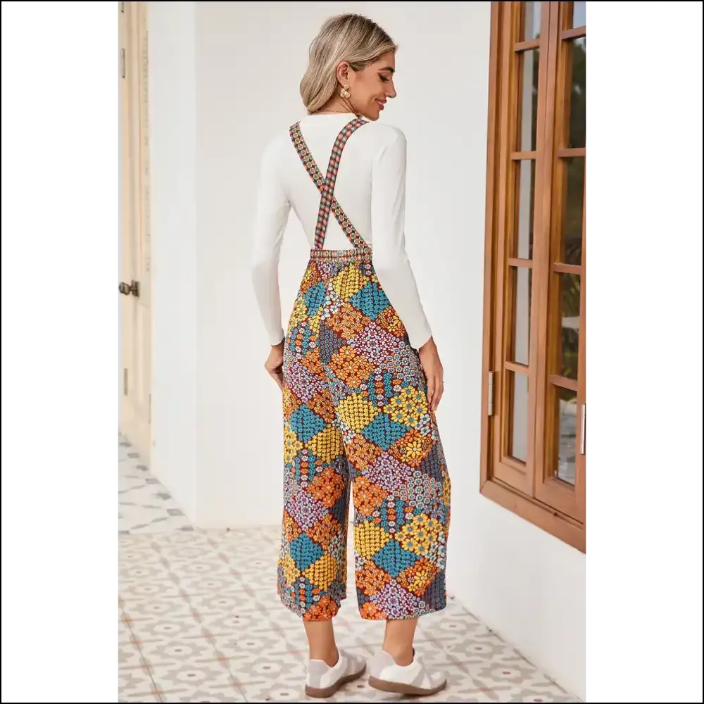 Boho Floral Print Jumpsuit: one Leg at a Time,  Fabulous! 🌼 Needful Things