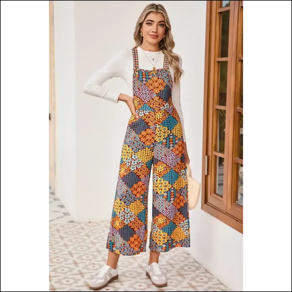 Boho Floral Print Jumpsuit: one Leg at a Time,  Fabulous! 🌼 Needful Things