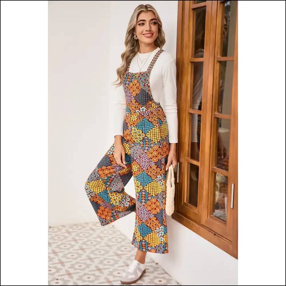 Boho Floral Print Jumpsuit: one Leg at a Time,  Fabulous! 🌼 Needful Things