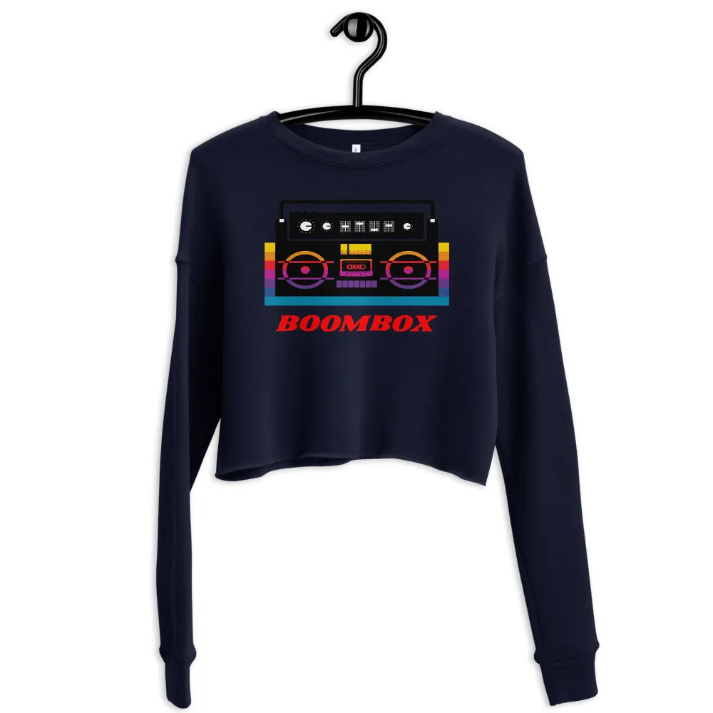 Bombastic Boombox Crop Sweatshirt
