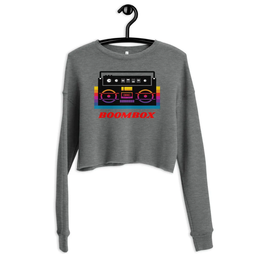 Bombastic Boombox Crop Sweatshirt