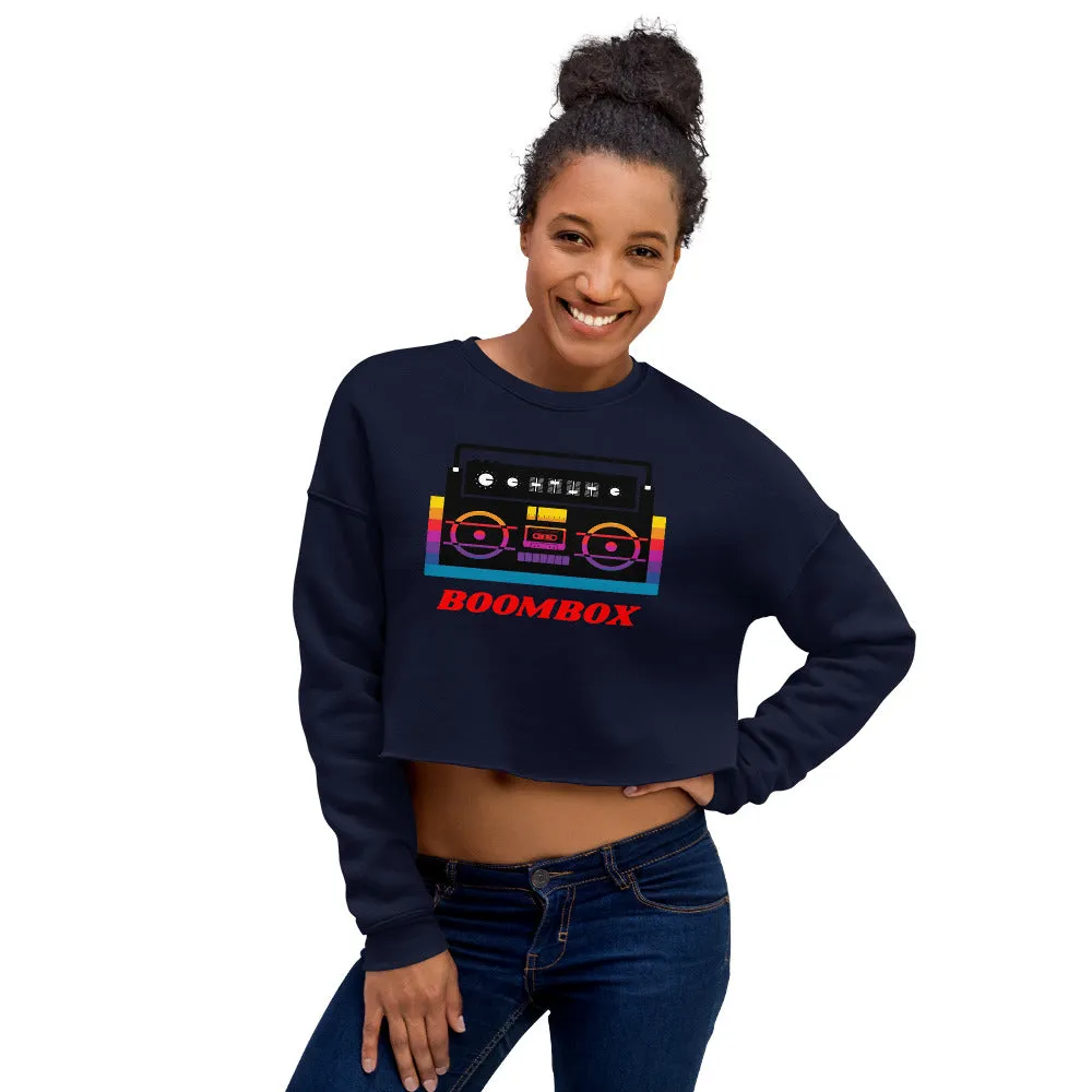 Bombastic Boombox Crop Sweatshirt