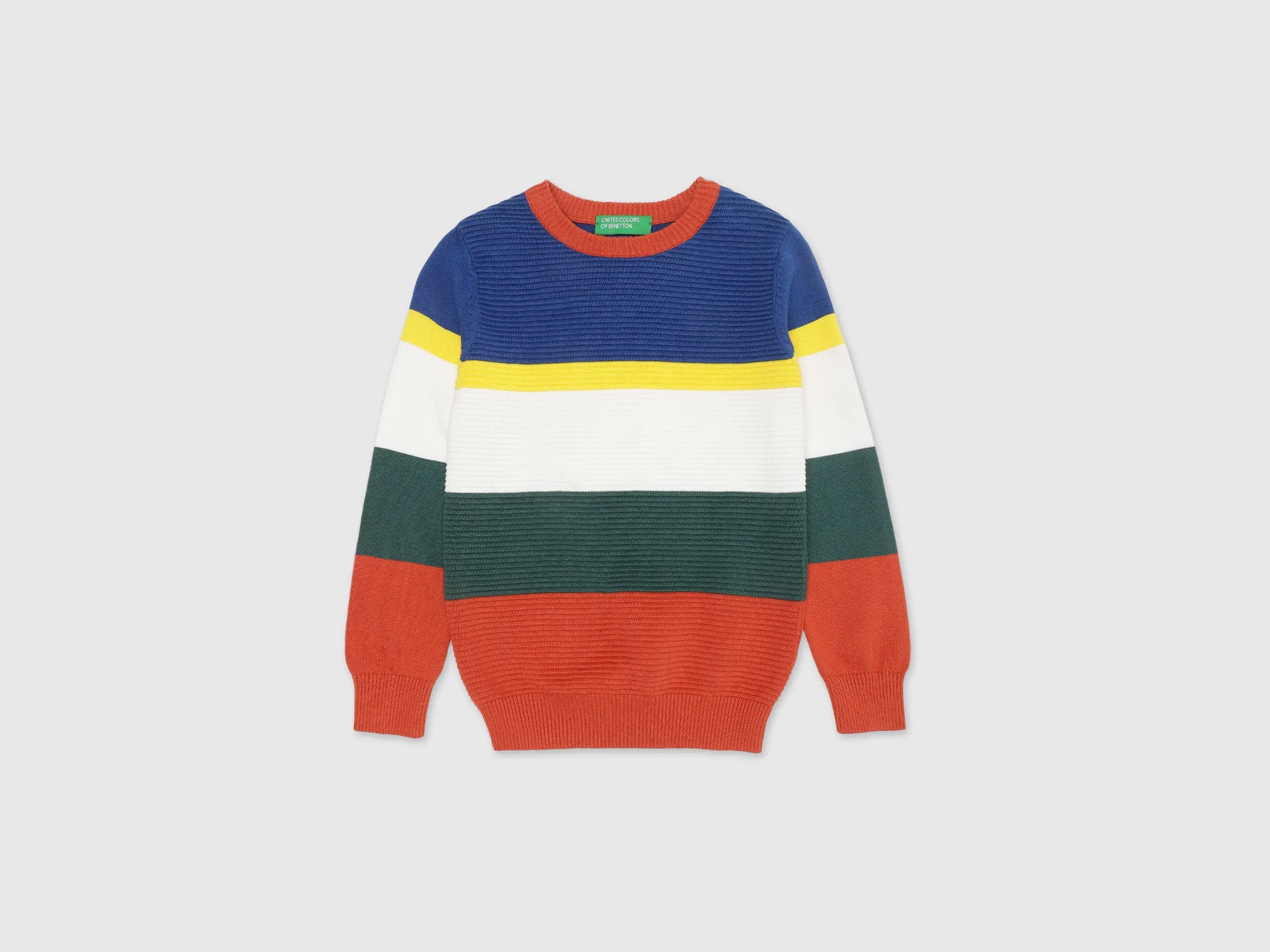 Boys Long Sleeve Stripe Sweatshirt