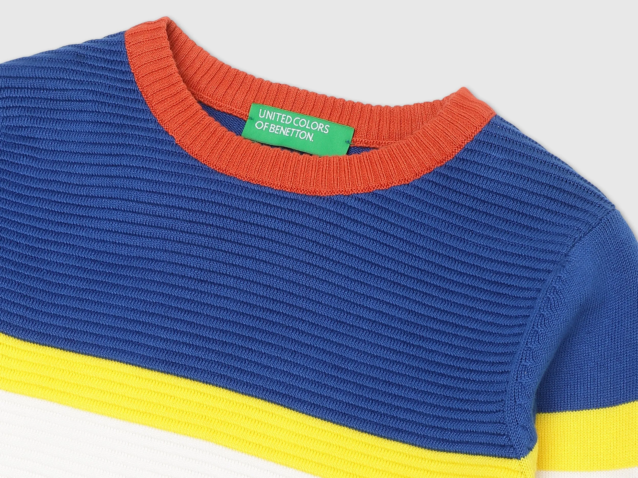 Boys Long Sleeve Stripe Sweatshirt