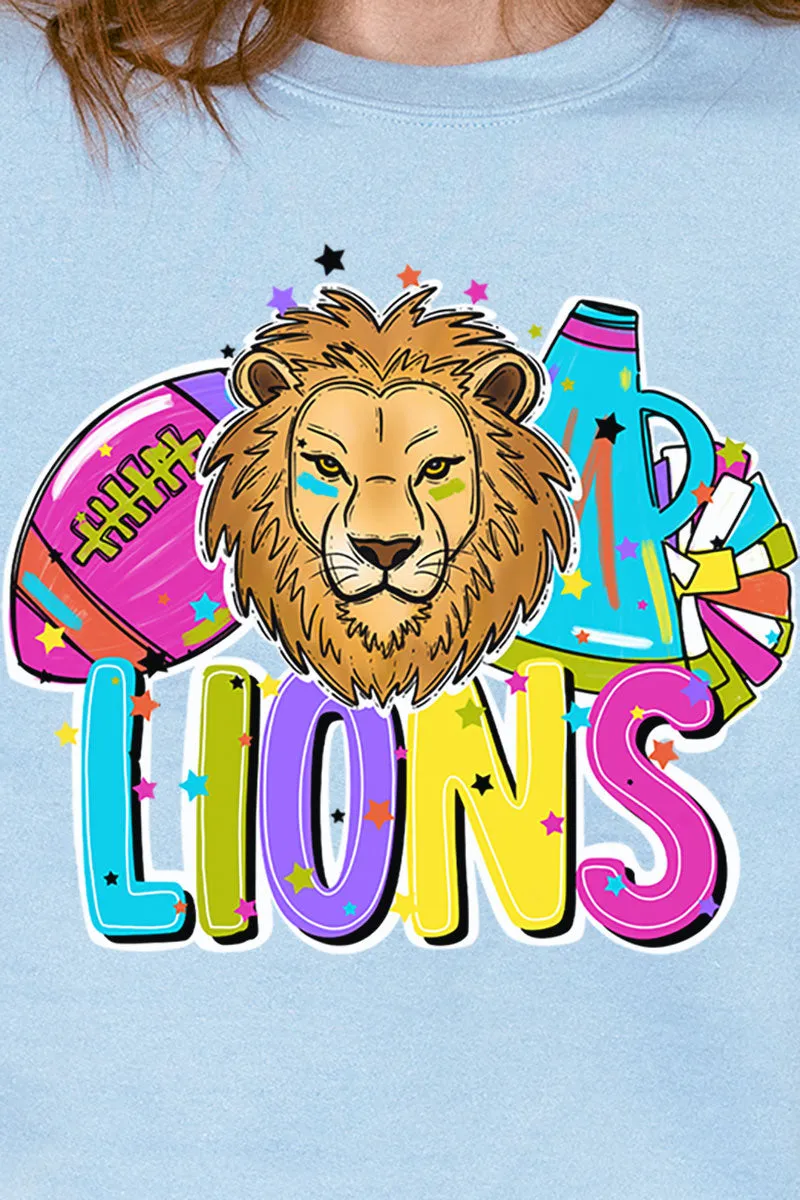 Bright Lions Colorful Unisex NuBlend Crew Sweatshirt