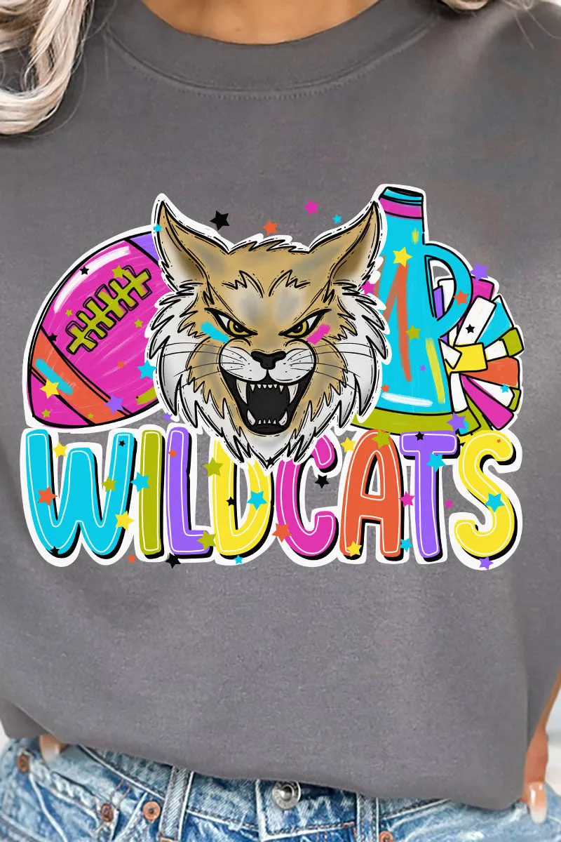 Bright Wildcats Colorful Unisex NuBlend Crew Sweatshirt