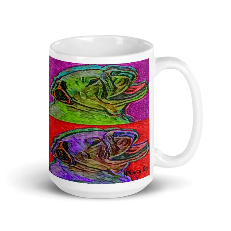 Bulldog King Mug, 15 oz