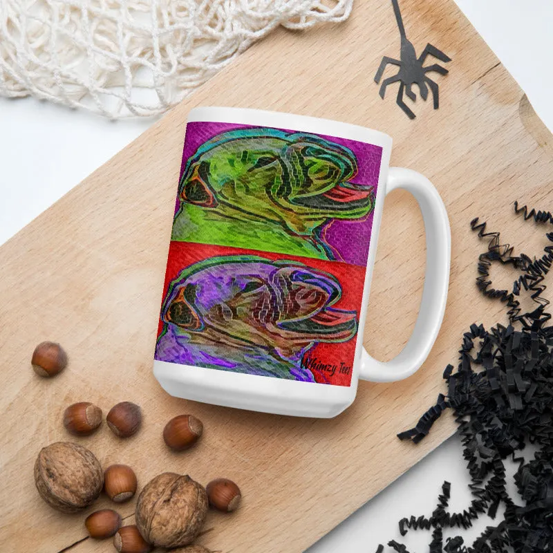 Bulldog King Mug, 15 oz