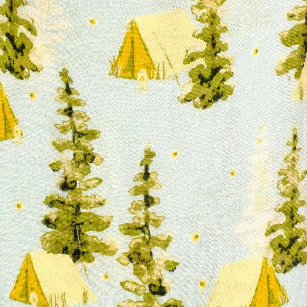 Camping Footed Romper