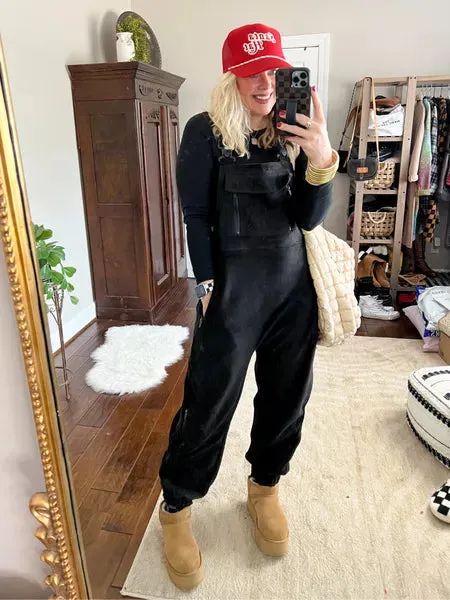 Christmas Sale 50% OFF - 2024 New Women's Fleece Warm Overalls Loose Casual Jumpsuits (Buy 2 Free Shipping)