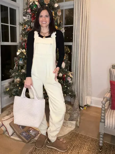 Christmas Sale 50% OFF - 2024 New Women's Fleece Warm Overalls Loose Casual Jumpsuits (Buy 2 Free Shipping)