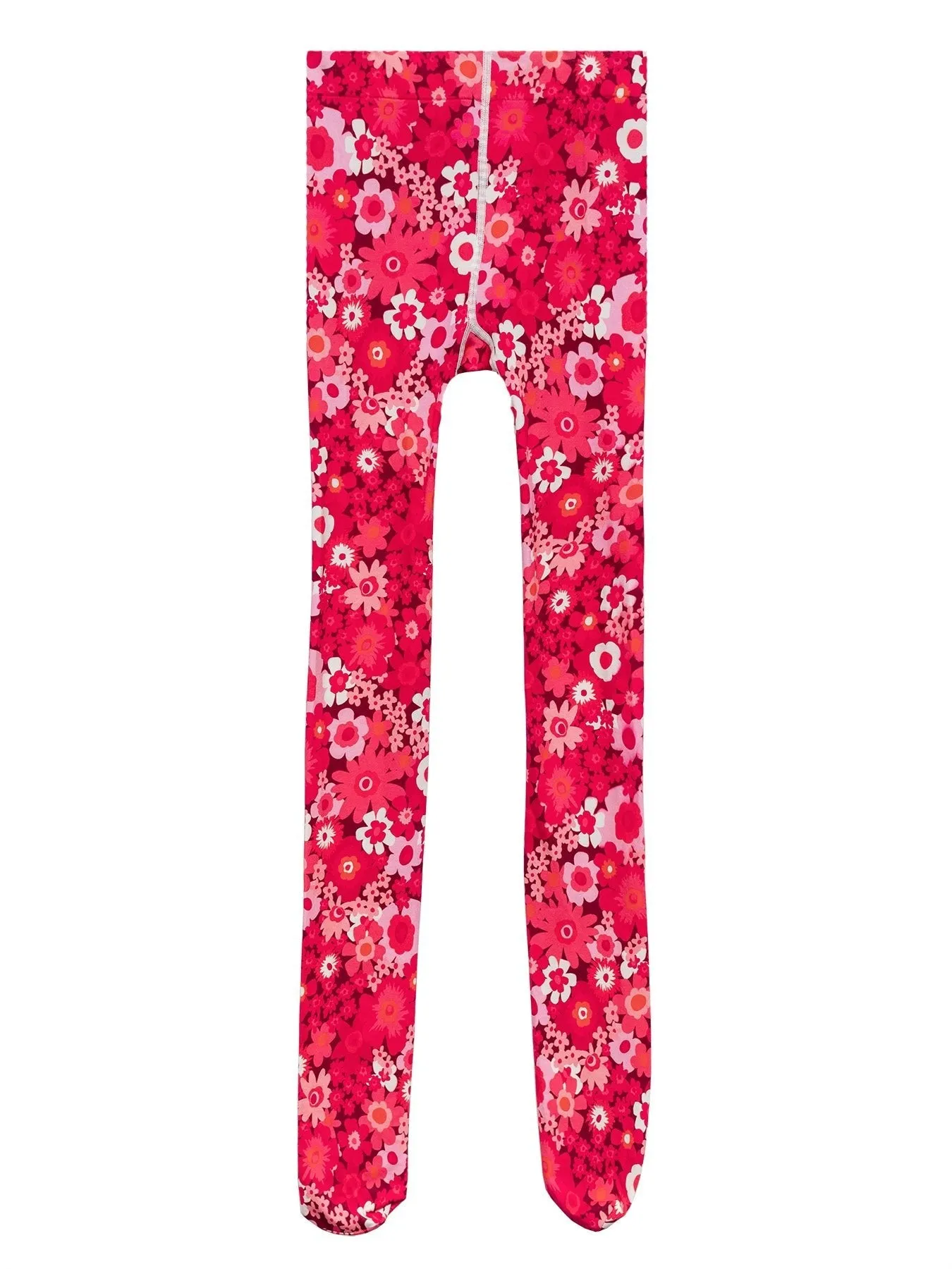 COCO tights Flower Power Burgundy
